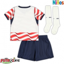 Camiseta Estados Unidos Primera Equipación para niños Mundial 2026 manga corta (+ pantalones cortos)